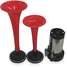 Dual Trumpet Horn,Air,Red,