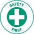 Hard Hat Emblem Label,Green/