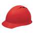 Hard Hat,4 Pt. Ratchet,Red