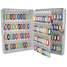 Key Cabinet,160 Capacity,14-1/