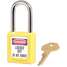 Lockout Padlock,Yellow,Keyed