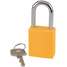 Lockout Padlock,Kd,Yellow,1/4