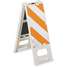 Barricade,Orange/White,36 In.