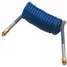 15 Ft Coiled A/B Hose - Blue