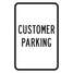 Parking Sign,18"H,12"W,Aluminum