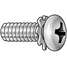 Mach Screw,Pan,10-24 x 3/8 L,