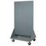 Mobile Louvered Floor Rack,72"