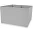 Storage Bin,Gray,6-1/8 In. L,6-