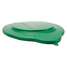 Pail Lid,Green,14 5/8 In