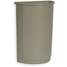 Trash Can,Half Round,21 Gal.,