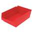 Shelf Bin,Red,138 Cu. In.Vol