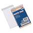 Notepad,3-1/4" x 5-1/2",White