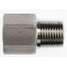 Steel Straight Adapter 1/2X1/2