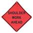 Shoulder Work Traffic Sign,48"