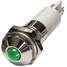 Round Indicator Light,Green,