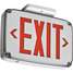 Wet Location Exit Sign,Red,