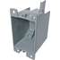 Electrical Box,1 Gang,14 Cu In,