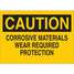 Safety Sign Label,3-1/2 In. H,