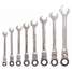 Ratchet Combo Wrench Set,Flex,