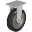 Rgd Plate Caster,Rubber,5 In.,