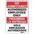 Safety Sign,10x7 In.,Bilingual