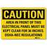 Caution Sign,14x10 In.,English