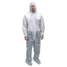 Hooded Coverall w/Boots,White,