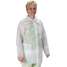 Lab Coat, Lrg, Wht, Poly, PK25