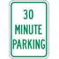 Parking Sign,18"H,12"W,Aluminum