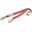 Lanyard,1 Leg,Nylon,Red