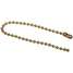 Beaded Chain,Brs,Brs Pld,4-1/C