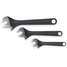 Adjustable Wrench Set,Black,3