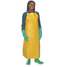 Bib Apron,Yellow,48 In. L,