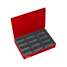 12 Hole Steel Parts Drawer Red