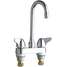 Gooseneck Faucet,Lever,Rigid/