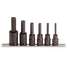 Impact Bit Socket Set,1/2In Dr,