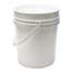 Pail,5.0 Gal.,Plastic Handle,