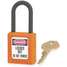 Lockout Padlock,Kd,Orange,1/4