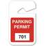 Parking Permits,Rearview,701-