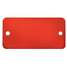 Blank Tag,Rectangle,Red,PK5