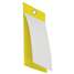 Blank Tag,5 In. H,Yellow,Vinyl,