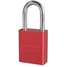 Lockout Padlock,Aluminum,Red,2