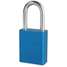 Lockout Padlock,Kd,Blue,1/4 In.