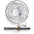 Clip On Fan,Non-Osc,6 In Dia,2-