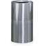 Trash Can,Round,21 Gal.,Silver