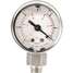 Vacuum Gauge,Liquid Filled,1-1/