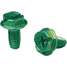 Ground Screw,10-32,Green,Pk100