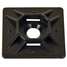 Cable Tie Mounting Base Black