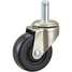 Swivel Stem Caster,Rubber,2 In.