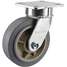 Swivel Plate Caster,8 In Dia,